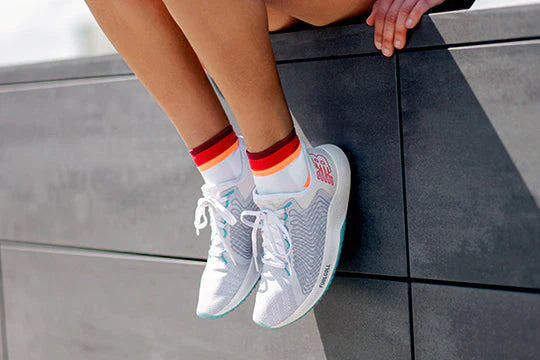 Medias Incylence Running Layers Orange Red