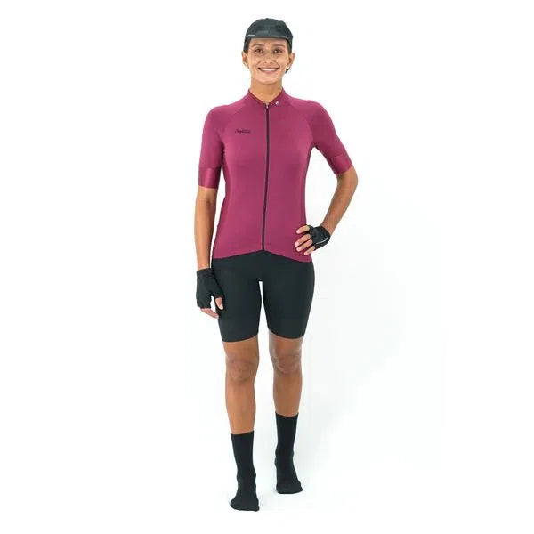 Camisa basic red wine slim para mujer