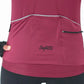 Camisa basic red wine slim para mujer