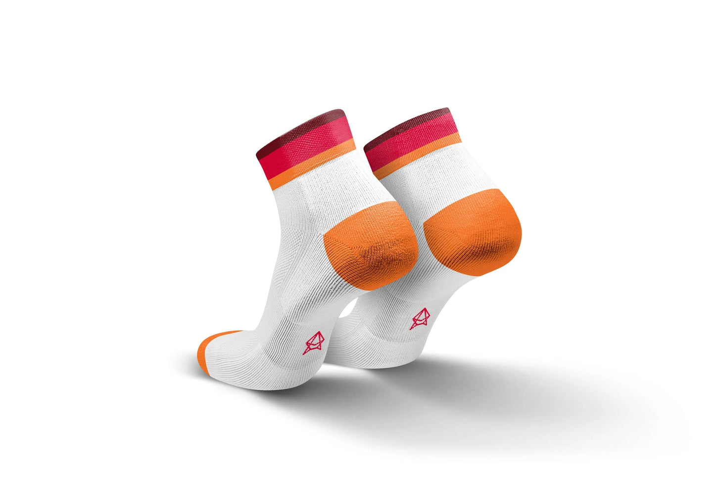 Medias Incylence Running Layers Orange Red