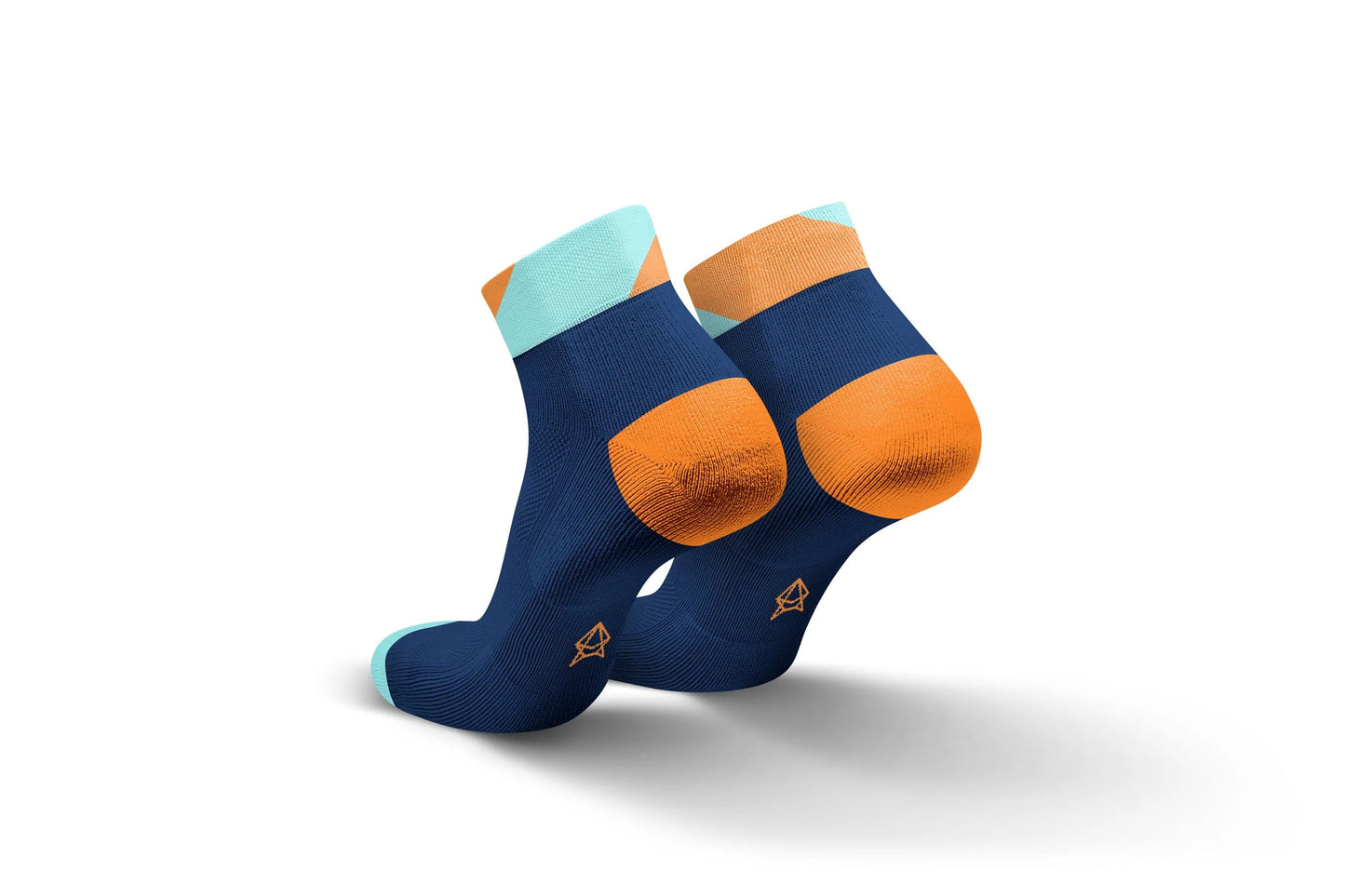 Medias Incylence Running Splits Mint Orange