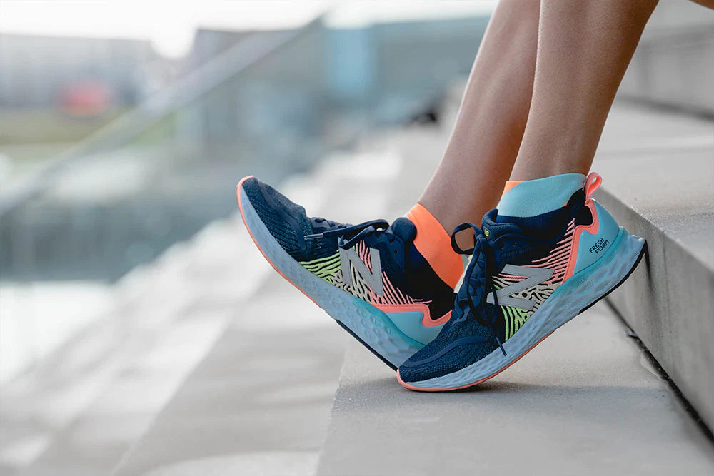Medias Incylence Running Splits Mint Orange