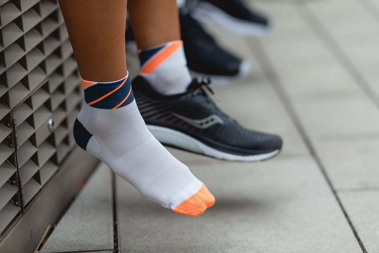 Medias Incylence Ultralight Slope Navy Orange